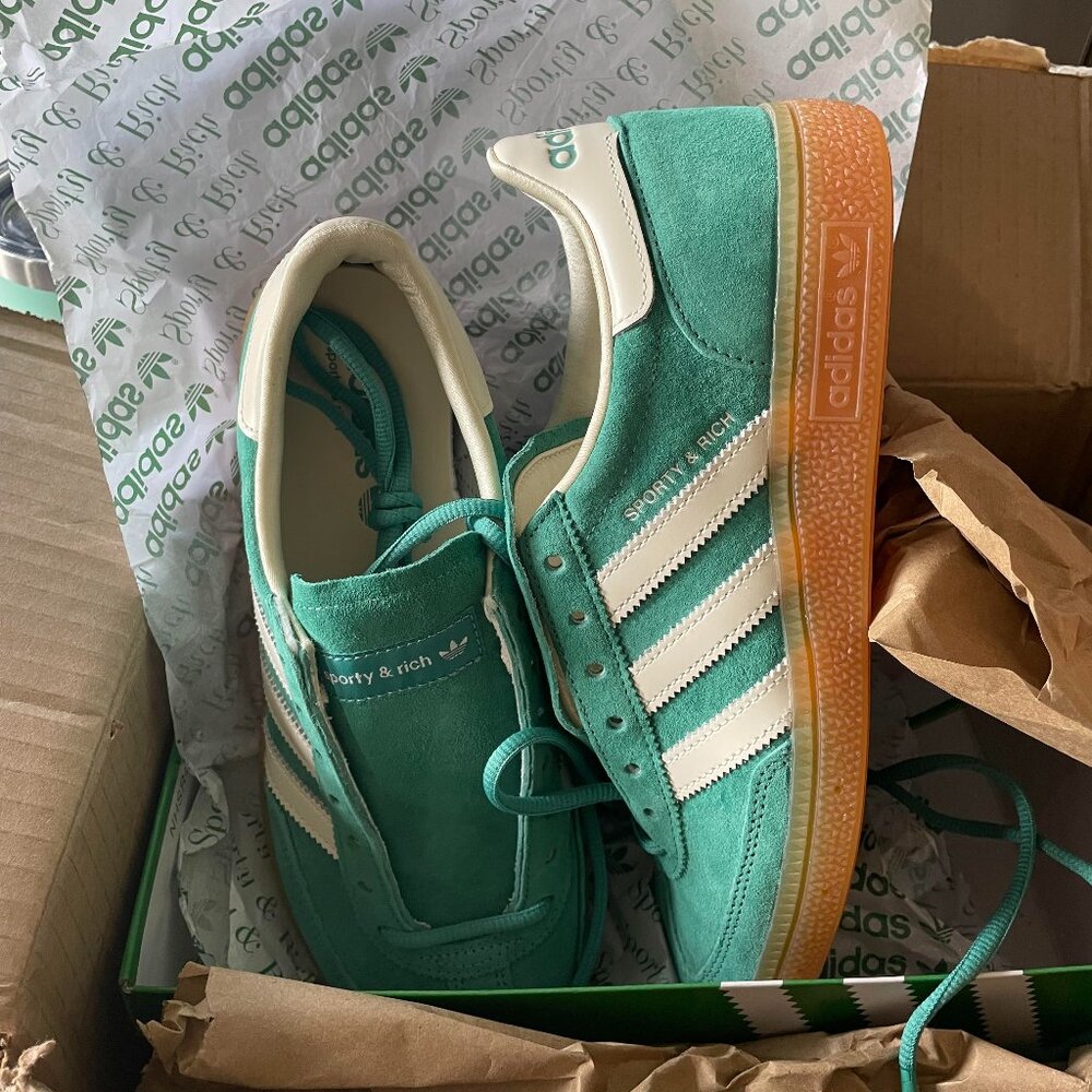 Adidas x Sporty & Rich - Green Handball Spezial Sneakers